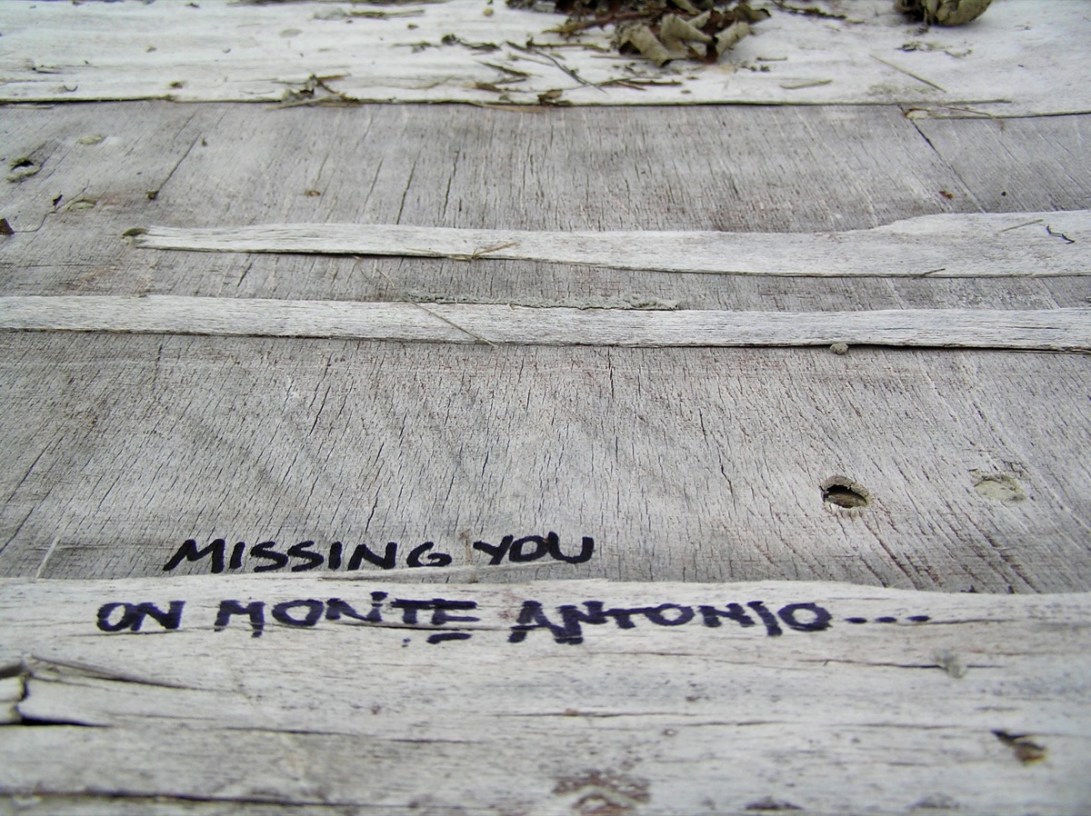 missing you in monte antonio